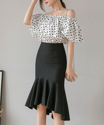 Forcement（フォースメント）の「マーメードフレアミドルスカート（スカート）」