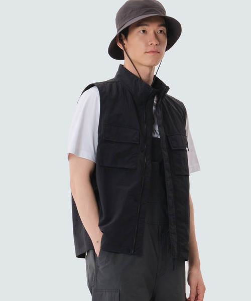 トップス snow peak Cample Vest M VINTAGE GREY Cample Vest M VINTAGE GREY(GS-S25ZMCVE1003812) | メンズの