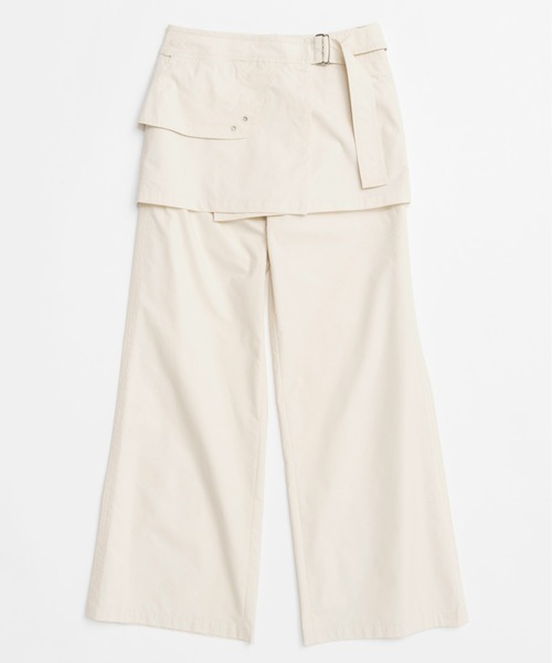 【美品】MAISON SPECIAL　これからの季節に◎快適性も抜群なパンツ MAISON SPECIAL パンツ 「UNISEX」Layered Sheer Prime-Wide