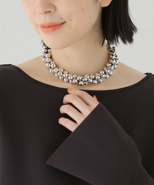 in mood/インムード KNIT BALL necklace（ネックレス）｜NOBLE