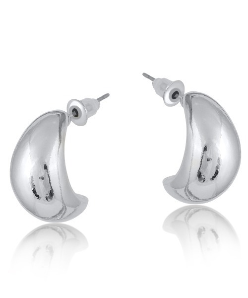 big metal london(ビッグメタルロンドン)の「【金属アレルギー対応】花びらモチーフ ピアス ROSE ORGANIC SHAPE PETAL(ピアス(両耳用)・レディース・シルバー/ゴールド・FREE)」の1枚目の写真