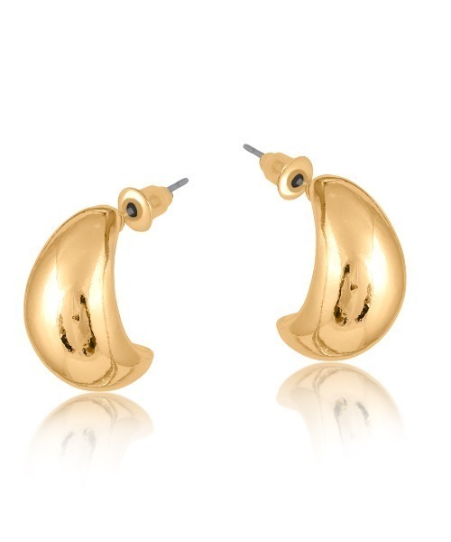 big metal london(ビッグメタルロンドン)の「【金属アレルギー対応】花びらモチーフ ピアス ROSE ORGANIC SHAPE PETAL(ピアス(両耳用)・レディース・シルバー/ゴールド・FREE)」の2枚目の写真