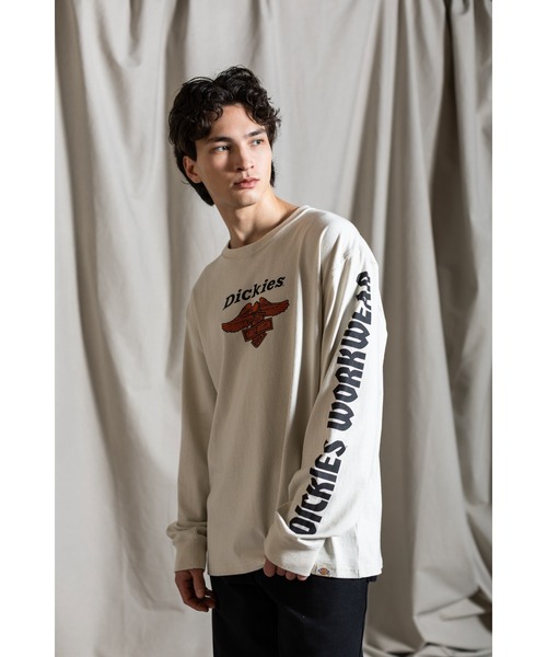 Dickies(R) x H-D(R)ヘビーウェイトLSイーグルTシャツ（Tシャツ