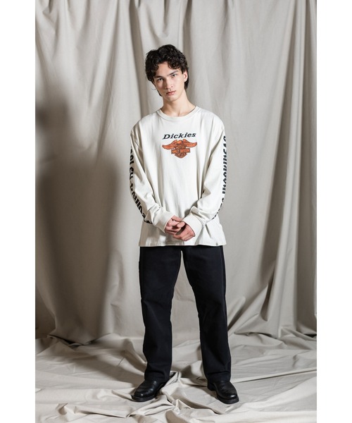 Dickies(R) x H-D(R)ヘビーウェイトLSイーグルTシャツ（Tシャツ