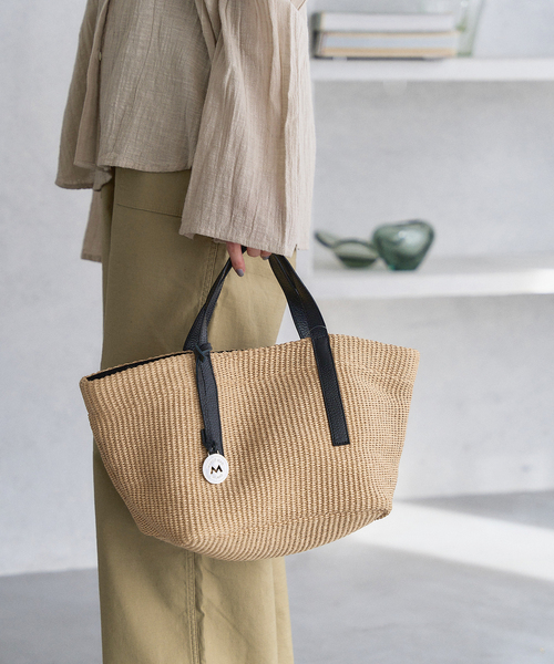 marco masi(マルコマージ)の「MARCO MASI/マルコマージ WIDE NATURAL TOTE(トートバッグ・レディース・ベージュ・FREE)」の8枚目の写真