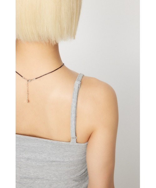 LAGUA GEM(ラグアジェム)の「URL カップキャミソール(キャミソール・レディース・ブラック/グレー/レッド・FREE)」の6枚目の写真