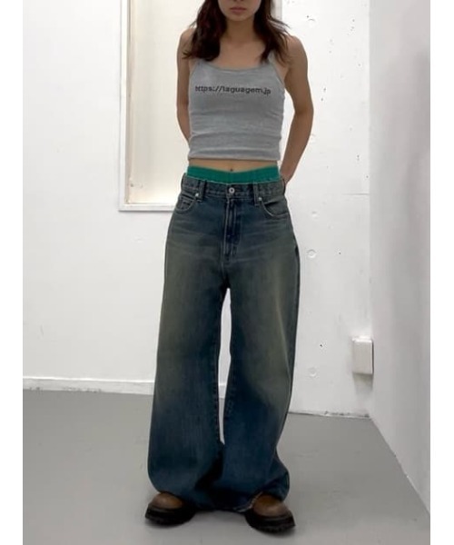 LAGUA GEM(ラグアジェム)の「URL カップキャミソール(キャミソール・レディース・ブラック/グレー/レッド・FREE)」の17枚目の写真