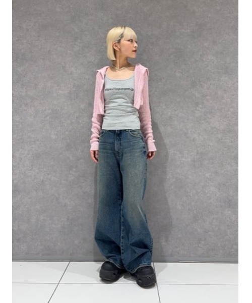 LAGUA GEM(ラグアジェム)の「URL カップキャミソール(キャミソール・レディース・ブラック/グレー/レッド・FREE)」の18枚目の写真