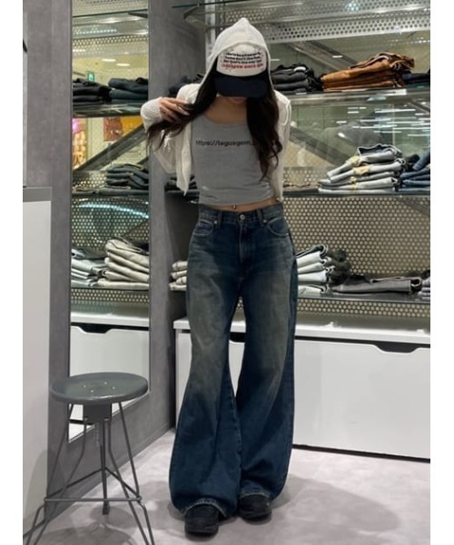 LAGUA GEM(ラグアジェム)の「URL カップキャミソール(キャミソール・レディース・ブラック/グレー/レッド・FREE)」の19枚目の写真