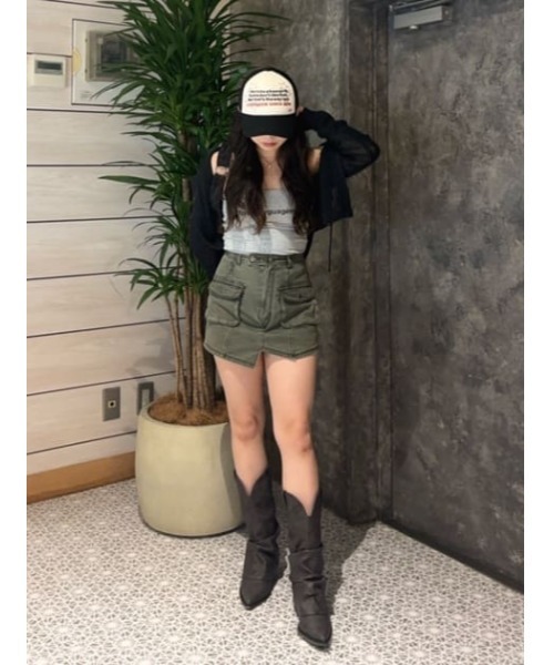 LAGUA GEM(ラグアジェム)の「URL カップキャミソール(キャミソール・レディース・ブラック/グレー/レッド・FREE)」の20枚目の写真