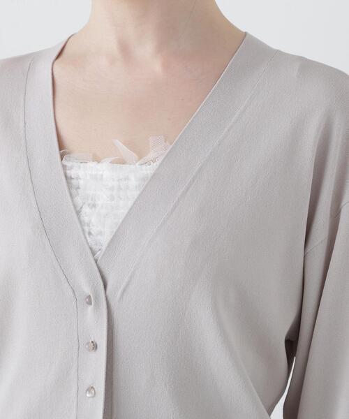 PROPORTION BODY DRESSING(プロポーションボディドレッシング)の「ベーシックカーディガンⅡ / 1215174500(カーディガン/ボレロ・レディース・グレー/ブルー/ブラック/ホワイト・FREE)」の15枚目の写真