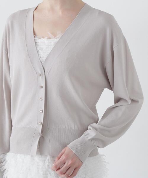 PROPORTION BODY DRESSING(プロポーションボディドレッシング)の「ベーシックカーディガンⅡ / 1215174500(カーディガン/ボレロ・レディース・グレー/ブルー/ブラック/ホワイト・FREE)」の16枚目の写真