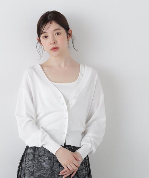 PROPORTION BODY DRESSING(プロポーションボディドレッシング)の「ベーシックカーディガンⅡ / 1215174500(カーディガン/ボレロ・レディース・グレー/ブルー/ブラック/ホワイト・FREE)」の19枚目の写真