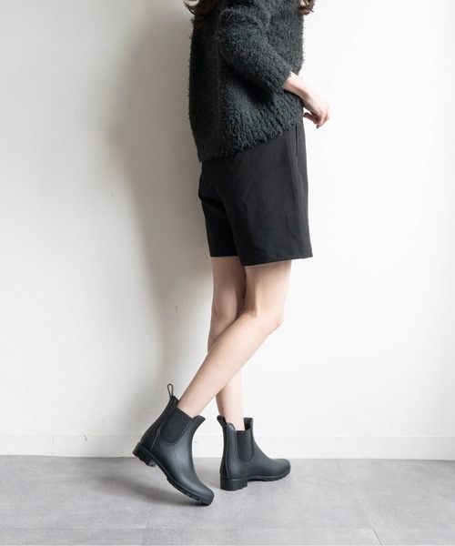Fabby fabby(ファビィーファビィー)の「サイドゴアショートレインブーツ(レインシューズ・レディース・ブラック・LARGE/MEDIUM/SMALL)」の19枚目の写真