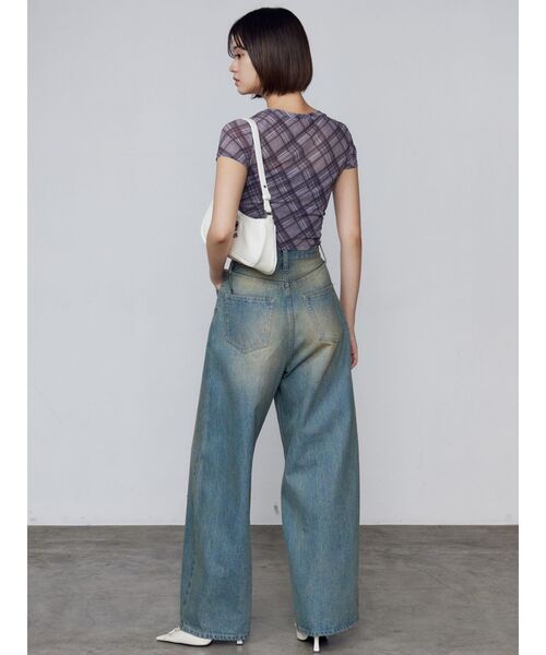 EMODA（エモダ）の「チャームエナメルショルダーバッグ（ショルダーバッグ・レディース・ブラック/ホワイト/ブルー・FREE）」の8枚目の写真