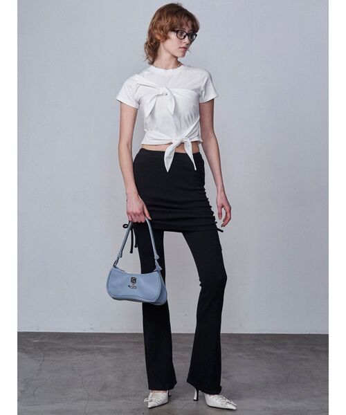 EMODA（エモダ）の「チャームエナメルショルダーバッグ（ショルダーバッグ・レディース・ブラック/ホワイト/ブルー・FREE）」の18枚目の写真