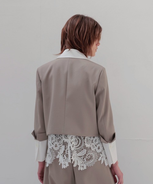 DRESSLAVE(ドレスレイブ)の「detachable 4way short jacket(デタッチャブル4ウェイショート丈ジャケット)(テーラードジャケット・レディース・ブラック・38)」の4枚目の写真