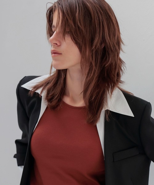 DRESSLAVE(ドレスレイブ)の「detachable 4way short jacket(デタッチャブル4ウェイショート丈ジャケット)(テーラードジャケット・レディース・ブラック・38)」の12枚目の写真