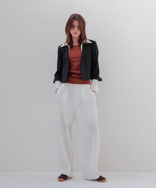 DRESSLAVE(ドレスレイブ)の「detachable 4way short jacket(デタッチャブル4ウェイショート丈ジャケット)(テーラードジャケット・レディース・ブラック・38)」の13枚目の写真