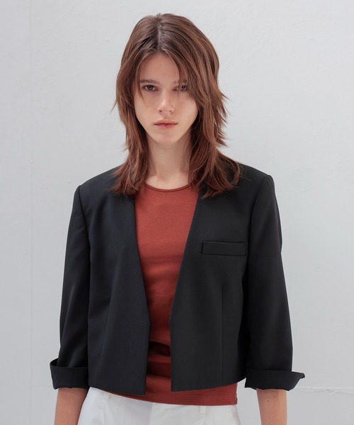 DRESSLAVE(ドレスレイブ)の「detachable 4way short jacket(デタッチャブル4ウェイショート丈ジャケット)(テーラードジャケット・レディース・ブラック・38)」の16枚目の写真