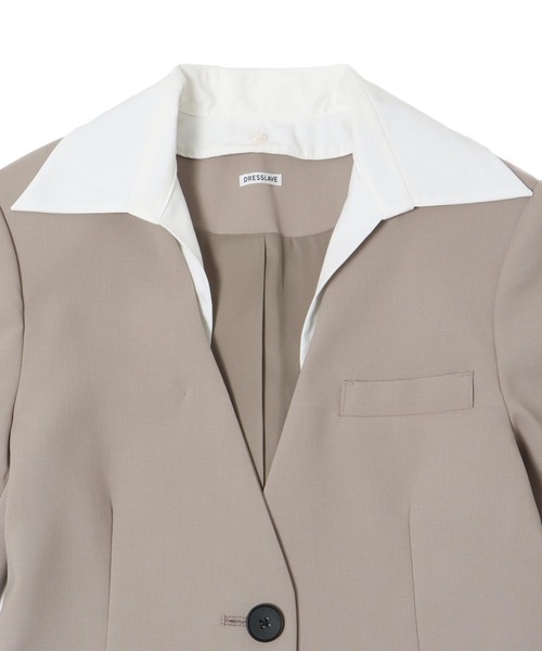 DRESSLAVE(ドレスレイブ)の「detachable 4way short jacket(デタッチャブル4ウェイショート丈ジャケット)(テーラードジャケット・レディース・ブラック・38)」の22枚目の写真