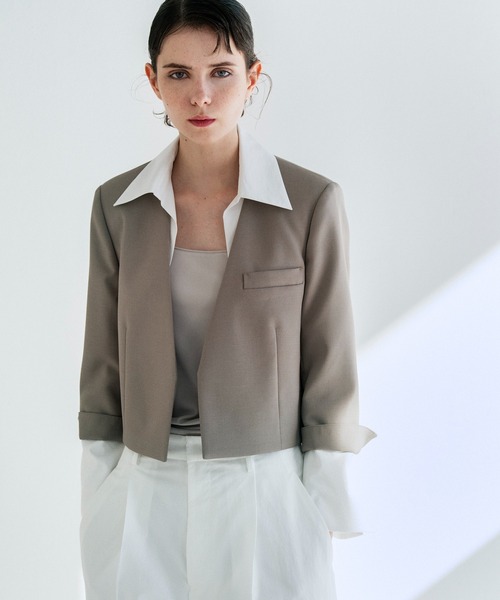 DRESSLAVE(ドレスレイブ)の「detachable 4way short jacket(デタッチャブル4ウェイショート丈ジャケット)(テーラードジャケット・レディース・ブラック・38)」の19枚目の写真