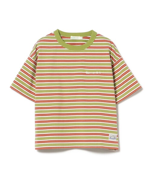BEAMS mini（ビームスミニ）の「ワイド ボーダー Tシャツ 2025SS（90～150cm）（Tシャツ/カットソー・キッズ・ネイビー/グリーン系その他4・100/140/130/120/110/90/150）」の8枚目の写真