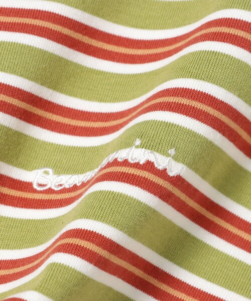 BEAMS mini（ビームスミニ）の「ワイド ボーダー Tシャツ 2025SS（90～150cm）（Tシャツ/カットソー・キッズ・ネイビー/グリーン系その他4・100/140/130/120/110/90/150）」の10枚目の写真