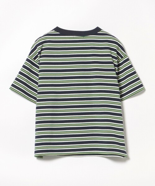 BEAMS mini（ビームスミニ）の「ワイド ボーダー Tシャツ 2025SS（90～150cm）（Tシャツ/カットソー・キッズ・ネイビー/グリーン系その他4・100/140/130/120/110/90/150）」の14枚目の写真