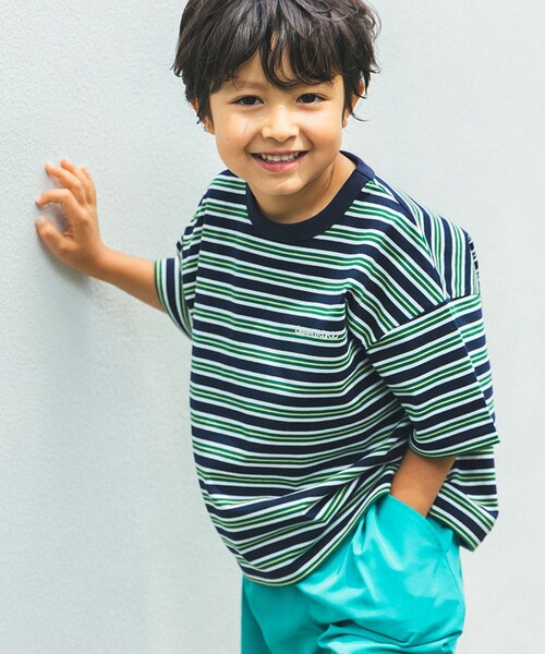 BEAMS mini（ビームスミニ）の「ワイド ボーダー Tシャツ 2025SS（90～150cm）（Tシャツ/カットソー・キッズ・ネイビー/グリーン系その他4・100/140/130/120/110/90/150）」の17枚目の写真