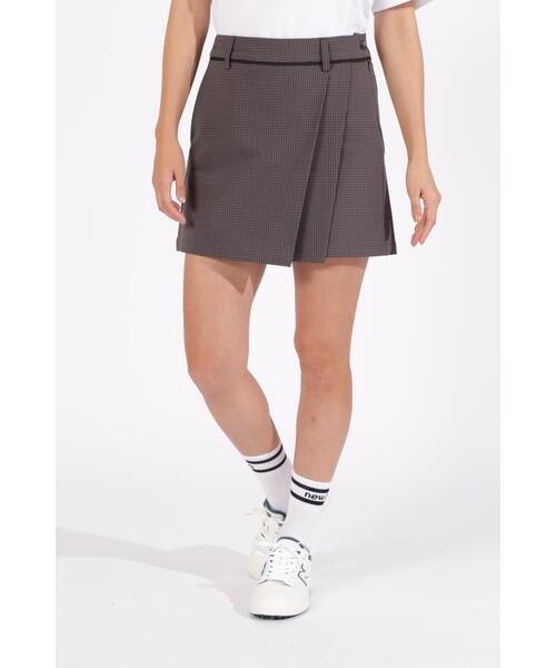 MARK & LONA チェック柄ゴルフスカート MARK & LONA チェック柄ゴルフ