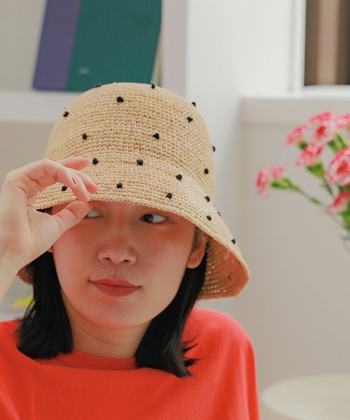 ラフィアバケットハット | AND ON JIONE STORE（アンドオン
