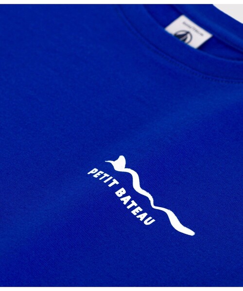 PETIT BATEAU(プチバトー)の「半袖Tシャツ(Tシャツ/カットソー・キッズ・ブルー・6YEAR/8YEAR/10YEAR/12YEAR)」の3枚目の写真