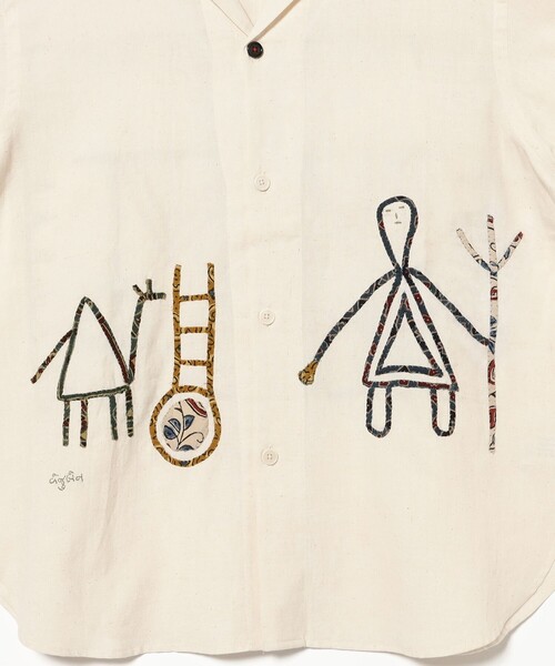 fennica(フェニカ)の「KARDO / RONEN Over Sized Camp Collar Shirt シャツ(シャツ/ブラウス・メンズ・ナチュラル・MEDIUM)」の9枚目の写真