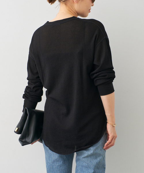 New Sheer Waffle Tシャツ（Tシャツ/カットソー）｜Deuxieme