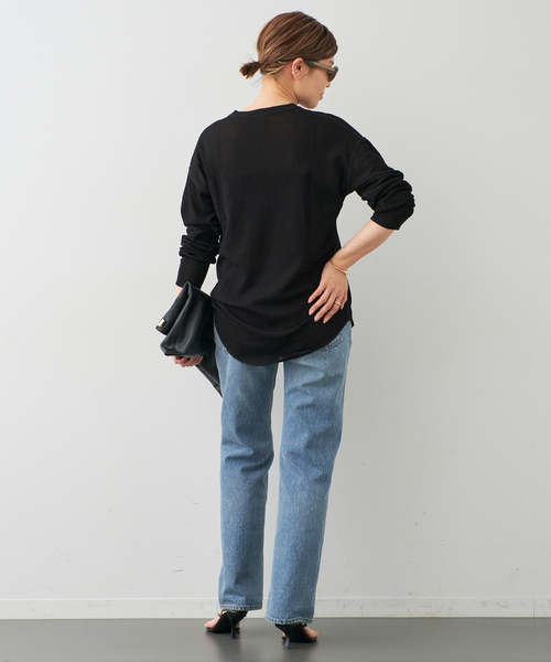 New Sheer Waffle Tシャツ（Tシャツ/カットソー）｜Deuxieme