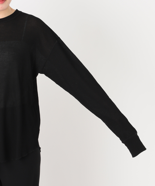 New Sheer Waffle Tシャツ（Tシャツ/カットソー）｜Deuxieme