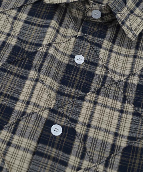 aimoha(アイモハ)の「ヴィンテージチェックシャツ (SS)(シャツ/ブラウス・メンズ・ネイビー/レッド・MEDIUM/LARGE)」の3枚目の写真