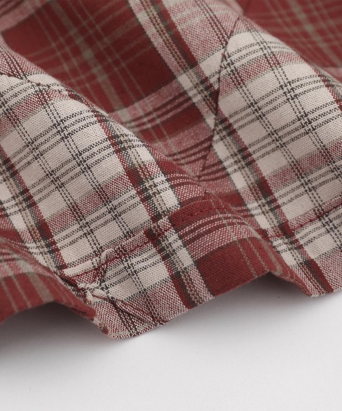 aimoha(アイモハ)の「ヴィンテージチェックシャツ (SS)(シャツ/ブラウス・メンズ・ネイビー/レッド・MEDIUM/LARGE)」の12枚目の写真