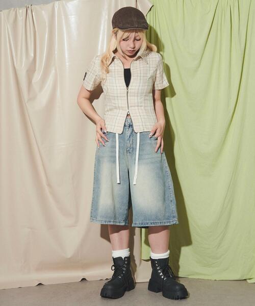 dispark（ディスパーク）の「DISPARK/ナンバリングZIPシャツ（シャツ/ブラウス・レディース・ブラック/その他1・FREE）」の15枚目の写真