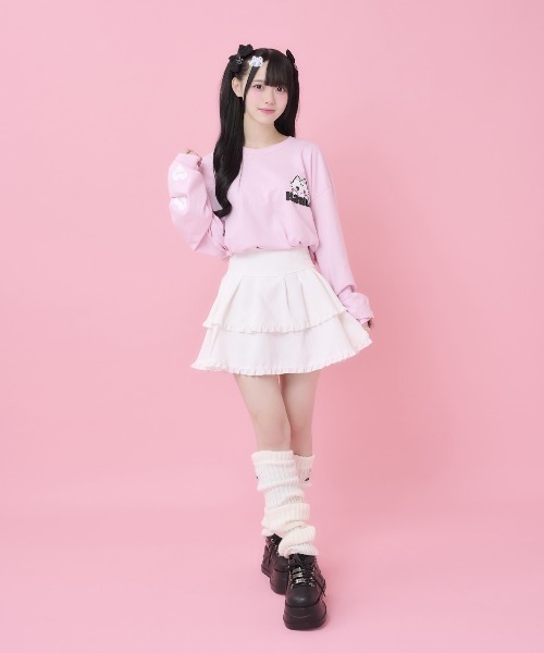 Hauls(ハウルズ)の「アル吉ロンTEE(Tシャツ/カットソー・レディース・ブラック/ホワイト/ピンク・F)」の10枚目の写真