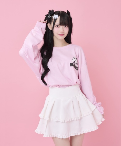 Hauls(ハウルズ)の「アル吉ロンTEE(Tシャツ/カットソー・レディース・ブラック/ホワイト/ピンク・F)」の9枚目の写真