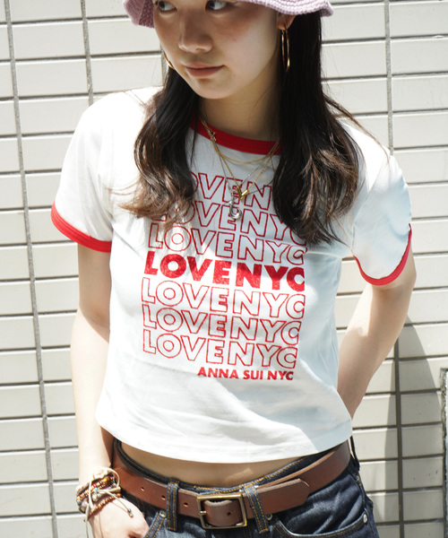 tシャツ ANNA SUI NYC/アナスイエヌワイシー/フロッキーTシャツ レディース セール】ANNA SUI NYC/アナスイエヌワイシー/フロッキーTシャツ