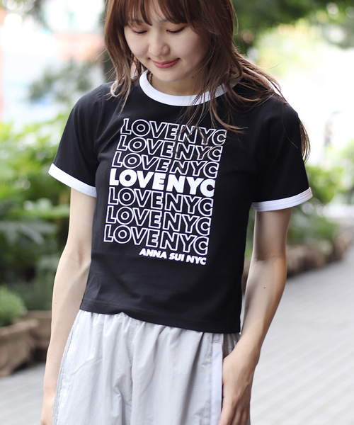 tシャツ ANNA SUI NYC/アナスイエヌワイシー/フロッキーTシャツ レディース セール】ANNA SUI NYC/アナスイエヌワイシー/フロッキーTシャツ