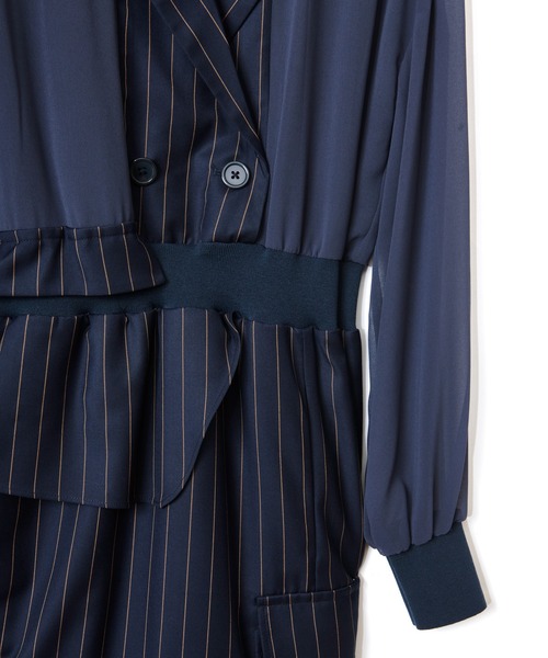 AULA AILA（アウラアイラ）の「テーラーカラーワンピース（ワンピース・レディース・ブラック/グレー/ネイビー・0/1）」の13枚目の写真