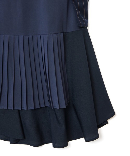 AULA AILA（アウラアイラ）の「テーラーカラーワンピース（ワンピース・レディース・ブラック/グレー/ネイビー・0/1）」の11枚目の写真