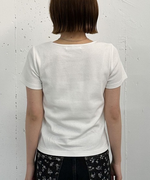 archives（アルシーヴ）の「ラッフルフリルキャミ×テレコＴｅｅＳＥＴ（アンサンブル・レディース・キャメル/アイボリー/ブラック・MEDIUM）」の14枚目の写真