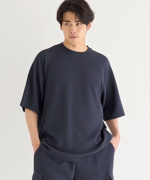 25SS｜WEB限定】MEN ホールガーメントニットポロ ブラック