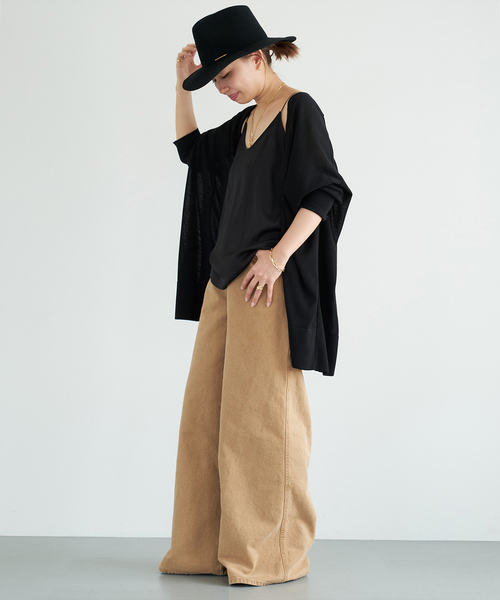 Deuxieme Classe(ドゥーズィエムクラス)の「*追加 shake code ショート カーディガン(カーディガン/ボレロ・レディース・ブラック/チョコ・FREE)」の8枚目の写真