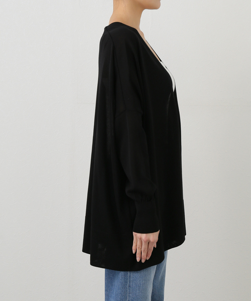 Deuxieme Classe shake code ショートカーディガン 黒 shake code ショート カーディガン（カーディガン）｜Deuxieme